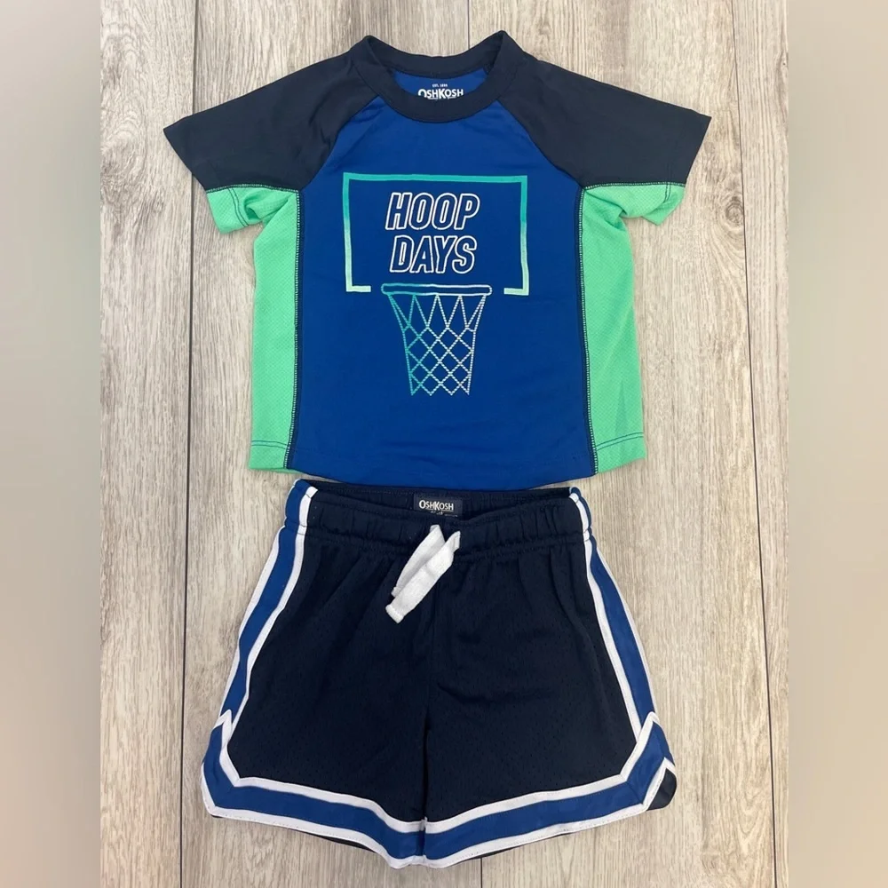 OshKosh Boys 2t Basketball Outfit